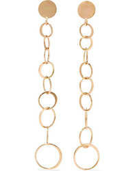 Melissa Joy Manning Gradient Circle 14 Karat Gold Earrings
