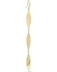 Jennifer Meyer Hammered 18 Karat Gold Earrings