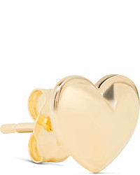 Alison Lou Heart 14 Karat Gold Earring One Size