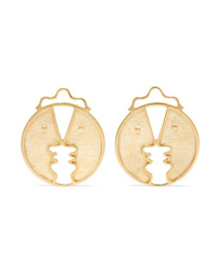 Paola Vilas Henri Gold Plated Earrings