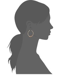 Lauren Ralph Lauren Hoop With Textured Rings Earrings Earring