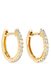 Anita Ko Huggies 18 Karat Gold Diamond Earrings