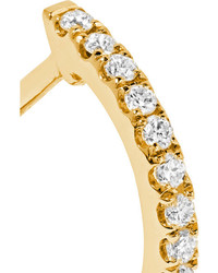 Anita Ko Huggy 18 Karat Gold Diamond Earrings One Size