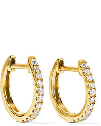 Anita Ko Huggy 18 Karat Gold Diamond Earrings One Size