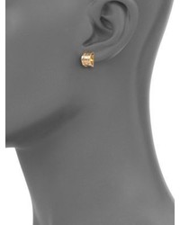 Gucci Icon Twirl 18k Rose Gold Stud Earrings