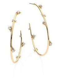 Alexis Bittar Jaguar Crystal Studded Hoop Earrings22