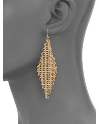 ABS by Allen Schwartz Jewelry Chain Mesh Drop Earrings