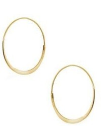 Lana Jewelry Nude Medium Wave Magic Hoop Earrings15