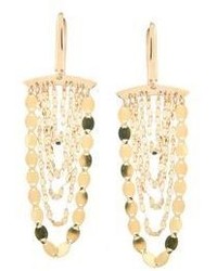 Lana Jewelry Small Nude 14k Yellow Gold Cascade Earrings