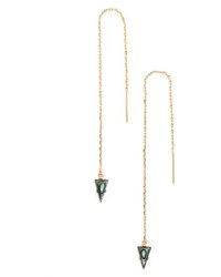 Jules Smith Designs Jules Smith Triangle Gem Threader Earrings