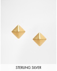 Pieces Julie Sandlau Gold Plated Jix Earrings