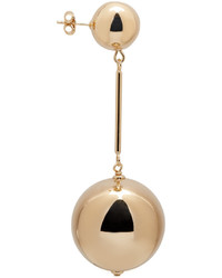 J.W.Anderson Jw Anderson Gold Sphere Drop Earrings