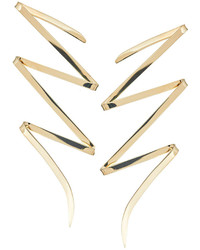 Lana Large 14k Gold Bolt Stud Earrings