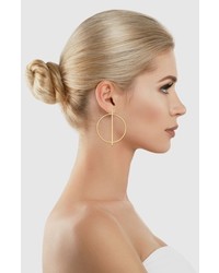 Shashi Linear Hoop Earrings