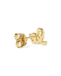 Sydney Evan Love 14 Karat Gold Diamond Earrings