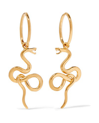 Meadowlark Medusa Gold Plated Earrings