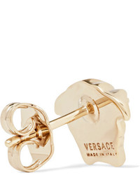 Versace Medusa Gold Tone Earrings