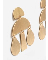 Mango Metal Pendants Earrings