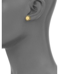 Michael Kors Michl Kors Logo Plaque Curb Chain Stud Earrings