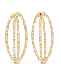 Melissa Kaye Mila 18 Karat Gold Diamond Earrings