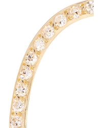Ileana Makri Mini Again 18 Karat Gold Diamond Earrings One Size