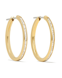 Spinelli Kilcollin Miri 18 Karat Gold Diamond Hoop Earrings