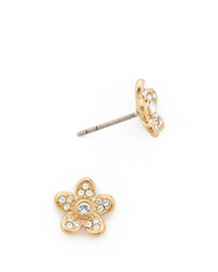 Marc Jacobs Mj Coin Flower Stud Earrings