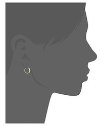 Lauren Ralph Lauren Modern Leaves Small Gold Hoop Earrings