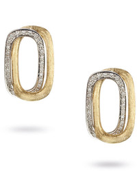Marco Bicego Murano Link 18k Gold Diamond Earrings