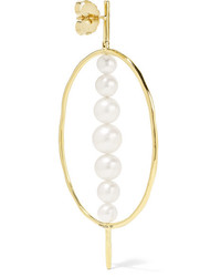 Ippolita Nova 18 Karat Gold Pearl Earrings