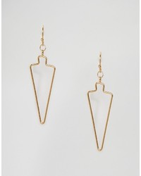 NY:LON Nylon Arrow Drop Earrings