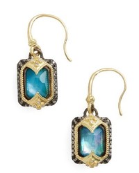 Armenta Old World Opal Diamond Drop Earrings