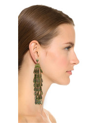 Tory Burch Oxidized Metal Chandelier Earrings