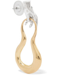 Paola Vilas Paloma Silver And Gold Plated Earrings