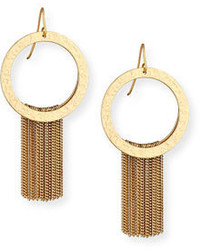 Stephanie Kantis Paris Golden Waterfall Chain Earrings