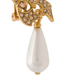 Oscar de la Renta Pearl Drop Earrings