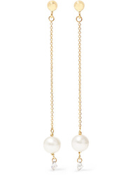 Persée Perle 18 Karat Gold Pearl And Diamond Earrings