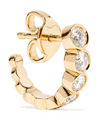 Sophie Bille Brahe Petite Boucle 18 Karat Gold Diamond Earring