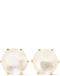 Ippolita Rock Candy 18 Karat Gold Mother Of Pearl Earrings