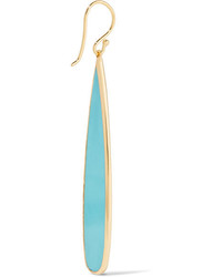 Ippolita Rock Candy 18 Karat Gold Turquoise Earrings One Size