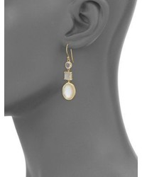 Ippolita Rock Candy Flirt 3 Stone 18k Yellow Gold Drop Earrings