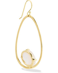 Ippolita Rock Candy Wire 18 Karat Gold Mother Of Pearl Earrings One Size
