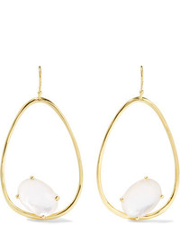Ippolita Rock Candy Wire 18 Karat Gold Mother Of Pearl Earrings One Size