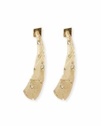 Alexis Bittar Rocky Texture Tapered Post Earrings