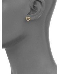 Marc Jacobs Rope Heart Stud Earrings