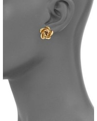 Oscar de la Renta Rose Stud Earrings