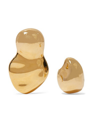 Mounser Rve Naissant Gold Plated Earrings