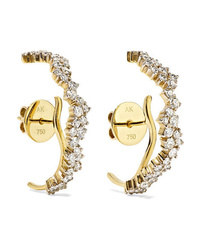 Ana Khouri Sadie 18 Karat Gold Diamond Earrings