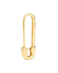 Anita Ko Safety Pin 18 Karat Gold Earring