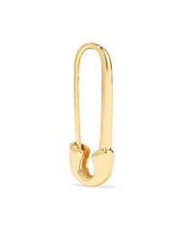 Anita Ko Safety Pin 18 Karat Gold Earring